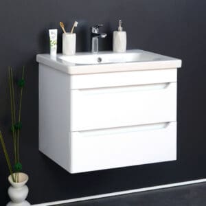 Početna 11 KUPAONSKI ORMARIĆ SHARP WHITE 65 - DONJI DIO S UMIVAONIKOM